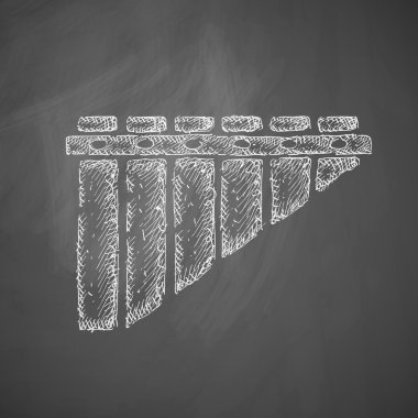 Panpipes simgesi tasarım