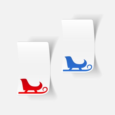 Gerçekçi kızak simgesi