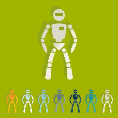 Düz tasarım: robot