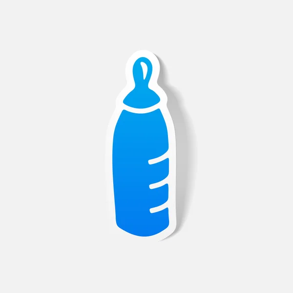 现实的婴儿奶瓶 — 图库矢量图片