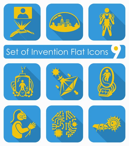 Set of invention icons — Stock Vector