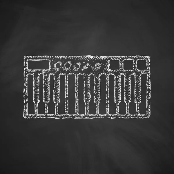 Conception d'icône de synthétiseur — Image vectorielle