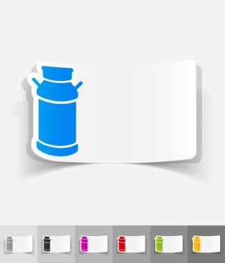 Su-can kağıt etiket