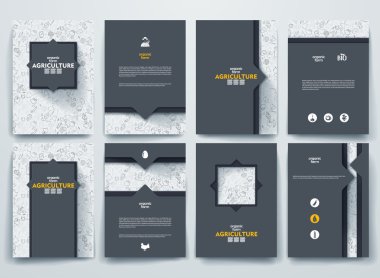 Tasarım broşür tarım konulu