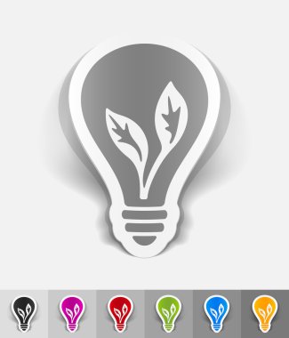 Eko kavramı kağıt etiket