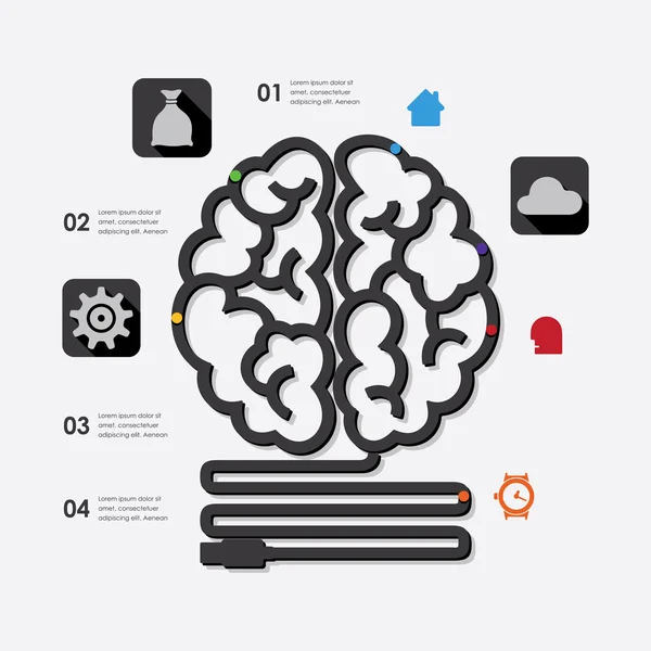 Icone infografiche aziendali — Vettoriale Stock