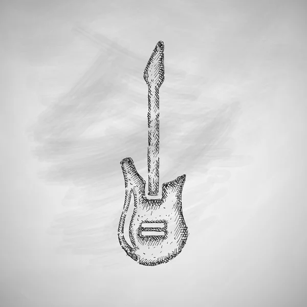 Electric guitar icon — Stock Vector