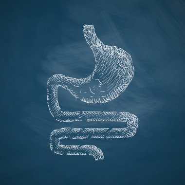 Kara tahta mide simgesini