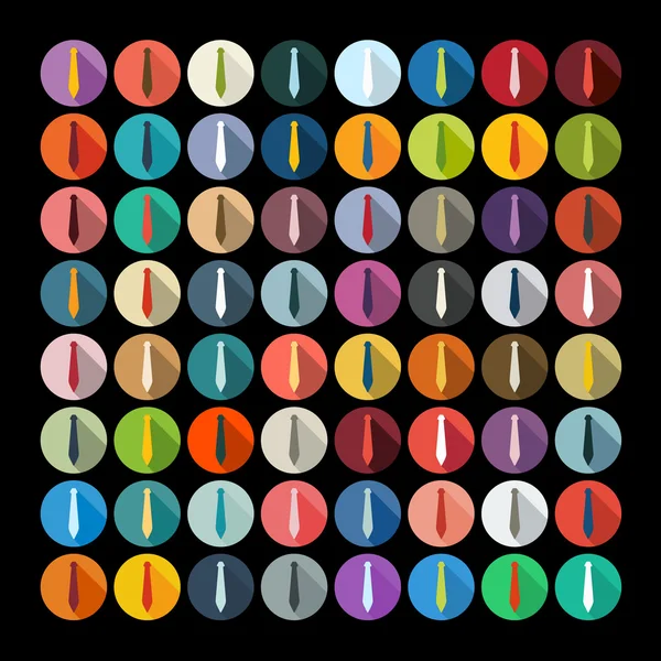 Conception plate : cravate — Image vectorielle