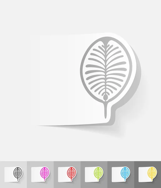 Autocollant papier Palm Jebel Ali — Image vectorielle