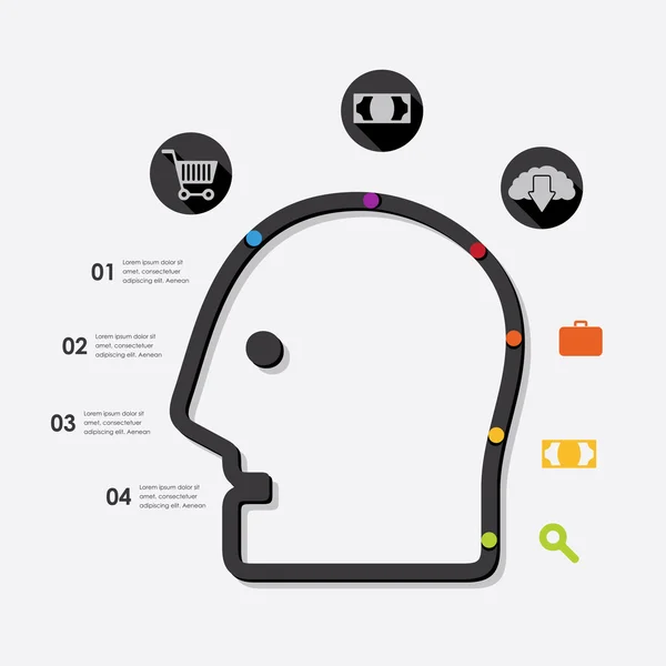 Icônes d'infographie d'entreprise — Image vectorielle