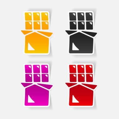 gerçekçi tasarım öğesi: çikolata