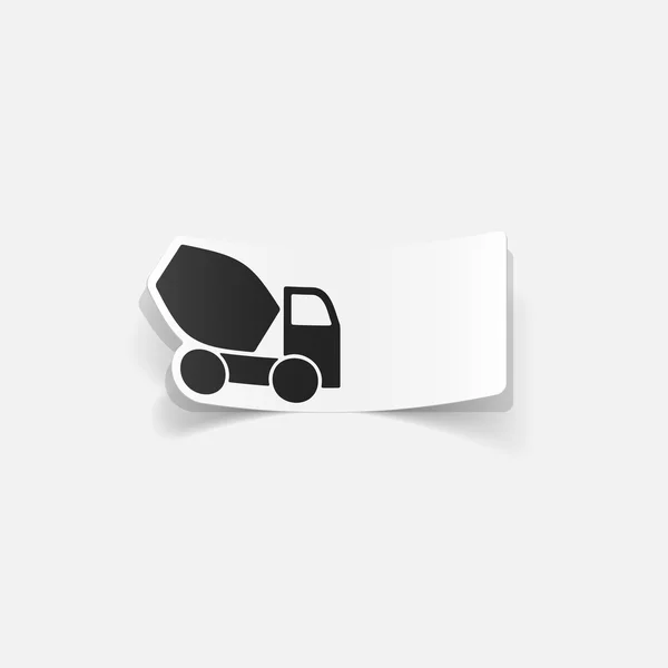 Cement Mixer icon — Stock Vector