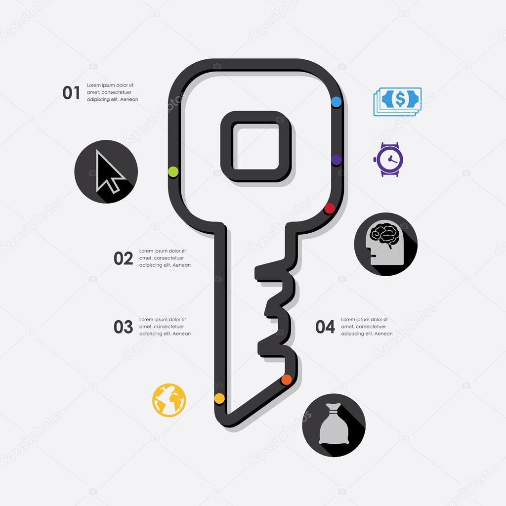 business infographic icons