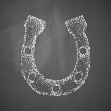 Kara tahta at nalı simgesini