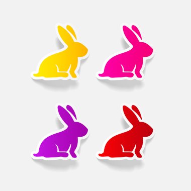 Paskalya tavşanı simgesi