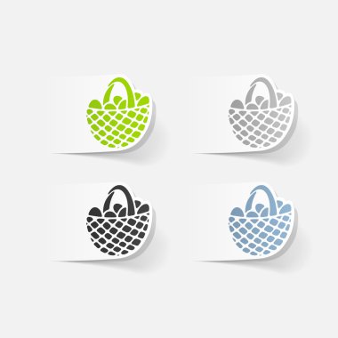 Paskalya sepeti simgesini