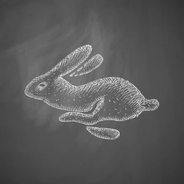 Icône de lapin de Pâques — Image vectorielle