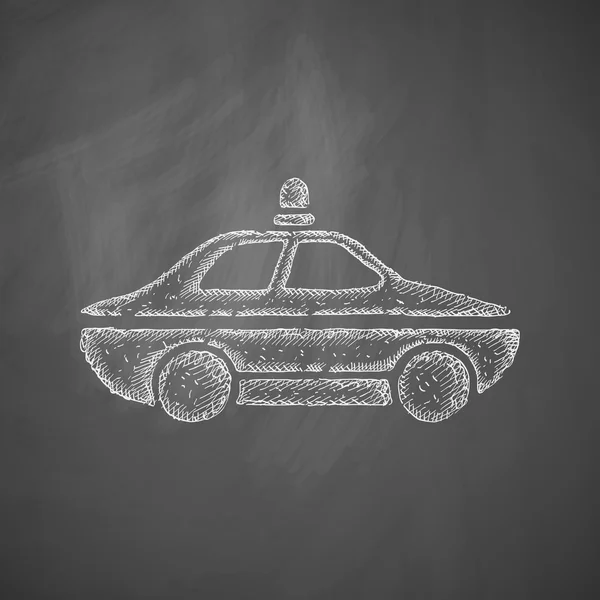 Politie auto pictogram — Stockvector