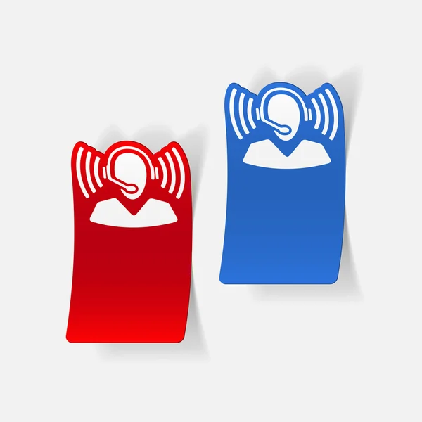 Callcenter Pictogram — Stockvector