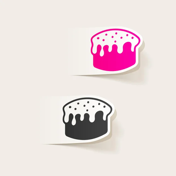 Icono de pasteles de Pascua — Vector de stock