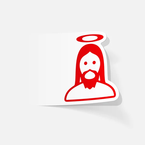 Elemento di design realistico: Gesù — Vettoriale Stock