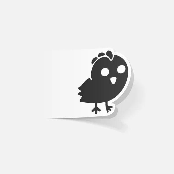 Realistic design element: chicken — Stock Vector
