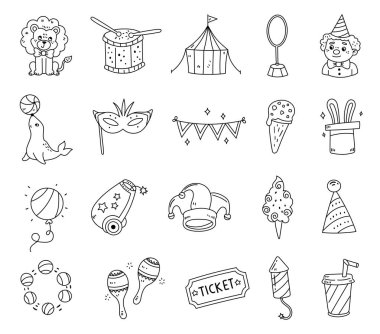 Anahat sanatında sirk kurulmuştur. Hayvanların yer aldığı çadır palyaçosu sihir festivali oyuncakları, yemek süslemeleri, eğlence şovları.