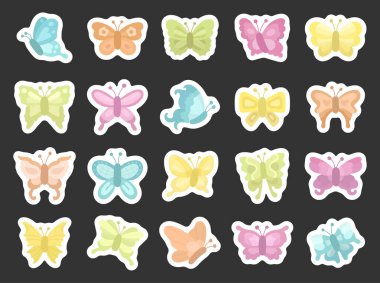 Kelebek, kanatlı böceklerin yer aldığı İskandinav tarzında ayarlanmıştır. Doğal formlar, tasarım projeleri için mükemmeldir.