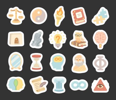 İskandinav tarzında belirlenmiş felsefe bilgeliği araştırıyor zihin bilgisi zamanı dengeliyor ikilik gerçeklik farkındalığı mantık maneviyatını öğreniyor insan düşüncesi