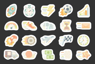 İskandinav tarzında hız hareketi ayarlandı. Buna roket kronometre hız göstergesi spor ayakkabı, kum saati, mektup, eldiven, uçak saati de dahil.