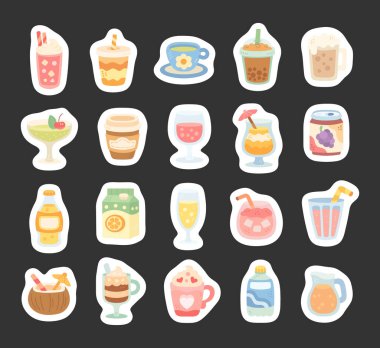 İskandinav usulü taze bir içecek. İçecekler, bardaklar, bardaklar, bardaklar, kokteyller, kahve, içecek servisi.