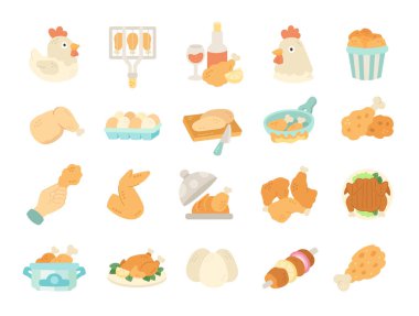 İskandinav usulü tavuk yemeği. Kümes hayvanları, yumurta pişirme, yemek pişirme, mutfak hazırlama, kızartma pişirme.