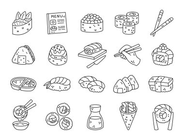 Rulo nigiri maki maki pilav japan yemek menüsü yemek servisi sunan ana hatlı suşi.