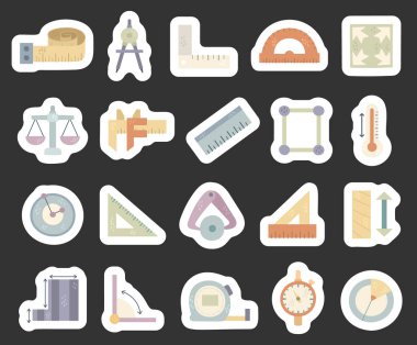 Ölçüm nicelik araçları, ölçüm araçlarını gösteren İskandinav tarzında ayarlanmıştır. Geometri cihazları, eğitim mühendisliği taslak çizimleri için ölçüm grafiklerini ölçer.