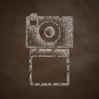 El çekilmiş fotoğraf simgesi