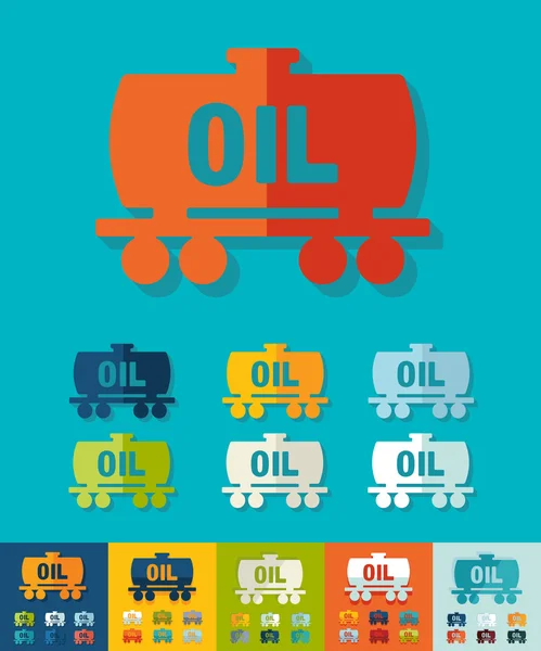 Oil tank icon — Stock Vector