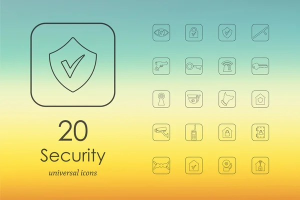 安全图标集 — 图库矢量图片