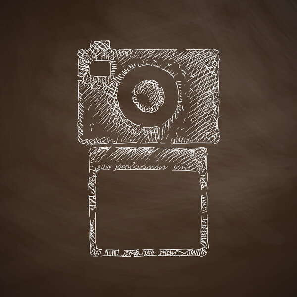 Hand drawn photo icon