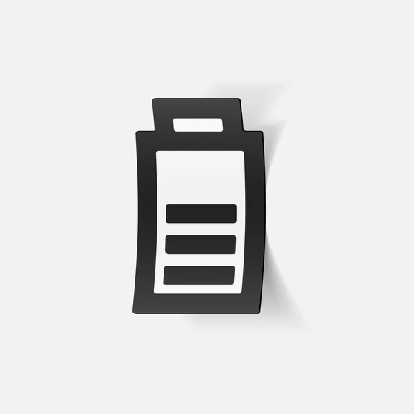 Señal de batería de carga — Archivo Imágenes Vectoriales