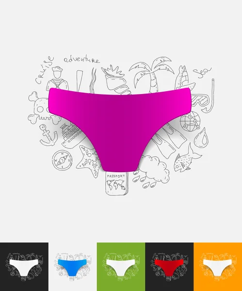 Hand Drawn Types Womens Underwear Vector Stock Vector (Royalty Free)  349200479