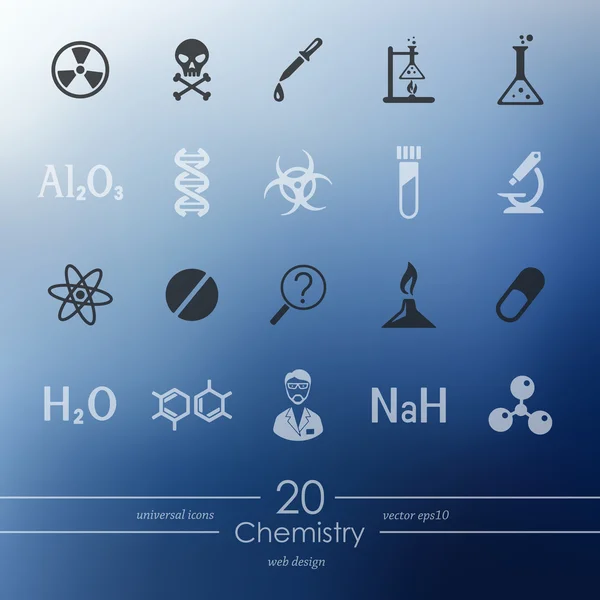 Sada ikon, chemie — Stockový vektor