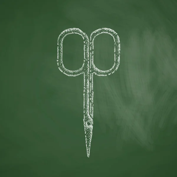 Icono de tijeras de uñas — Vector de stock