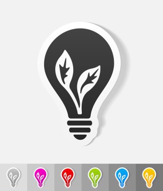 Fikir kavramı kağıt etiket