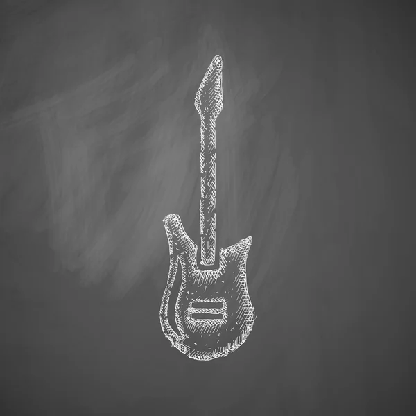 Elektrická kytara ikona — Stockový vektor