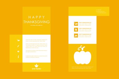 Poster tasarım şablonları sonbahar tarzı