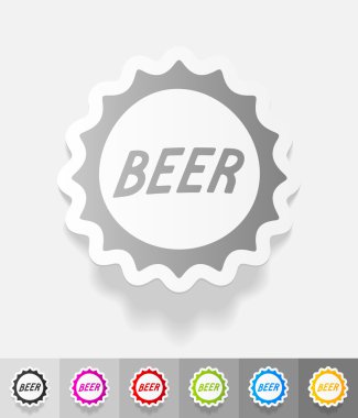 şişe kapağı kağıt etiket