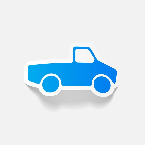 Bilen pickup ikonen — Stock vektor