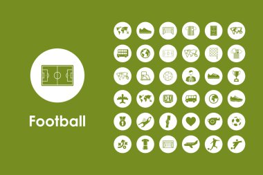 Futbol basit simgeler kümesi