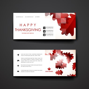 Poster tasarım şablonları sonbahar tarzı